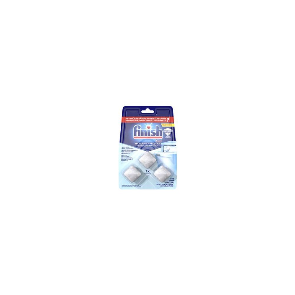 finish Tablettes d'entretien lave-vaisselle, blister de 3
