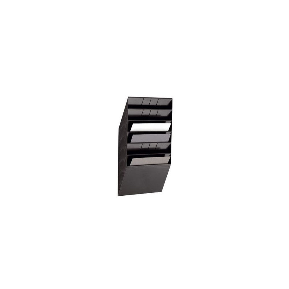 DURABLE Set porte-brochures mural "FLEXIBOXX 6", A4, noir
