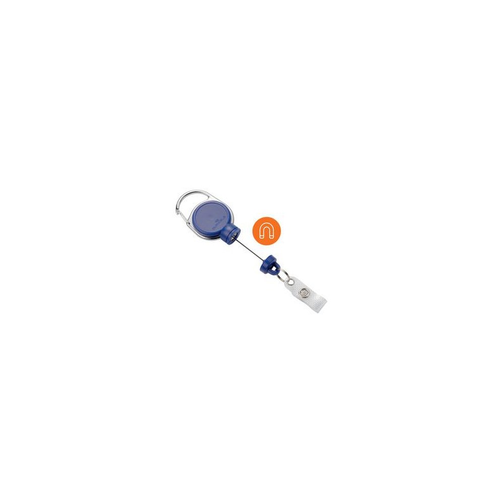 DURABLE Enrouleur "EXTRA STRONG", pour porte-carte, bleu