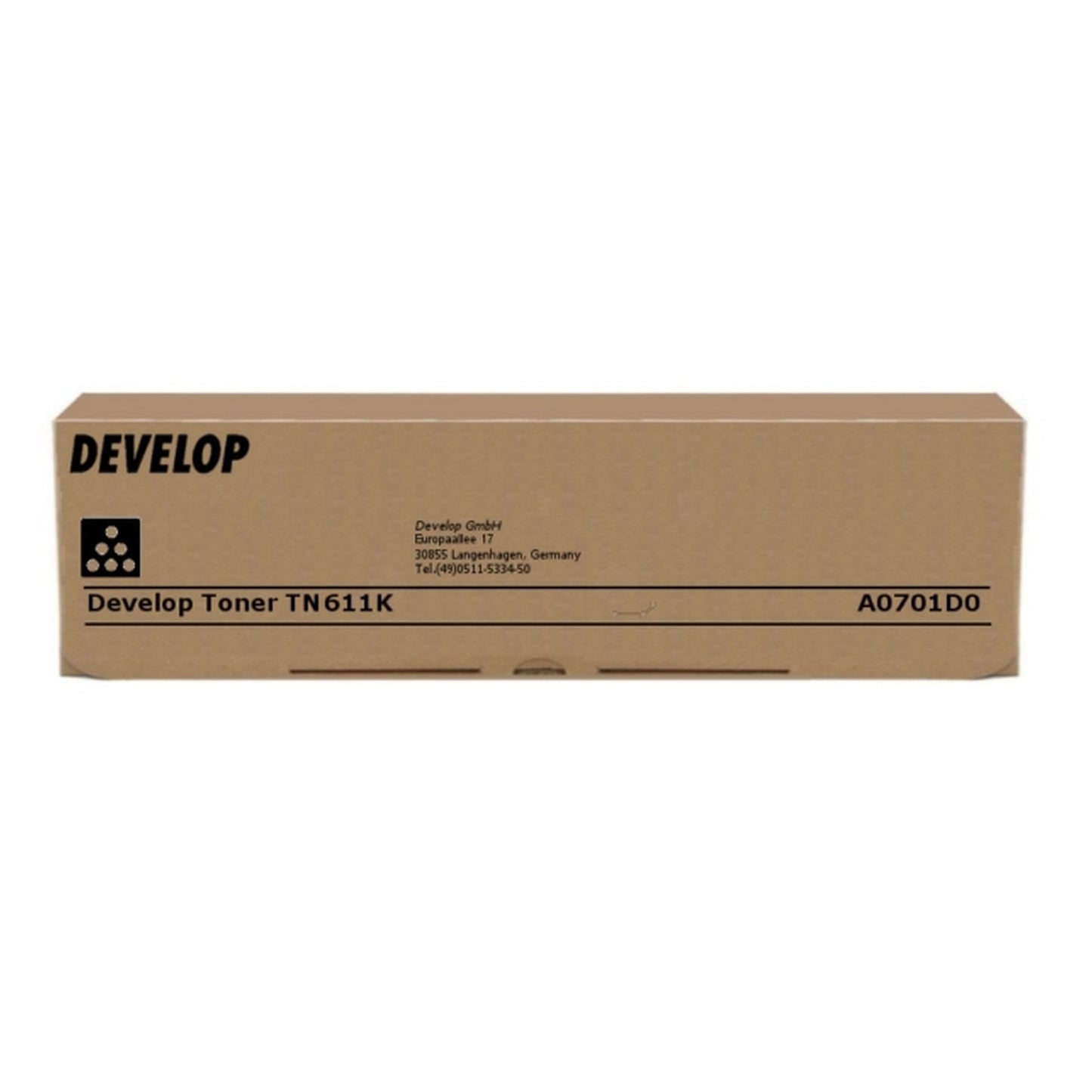 Toner d'origine Develop A0701D0 / TN-611 K - noir
