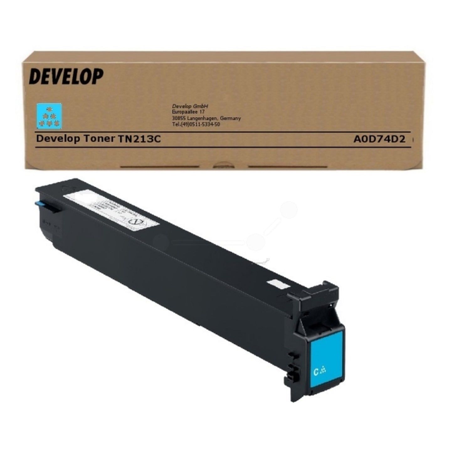 Toner d'origine Develop A0D74D2 / TN-213 C - cyan