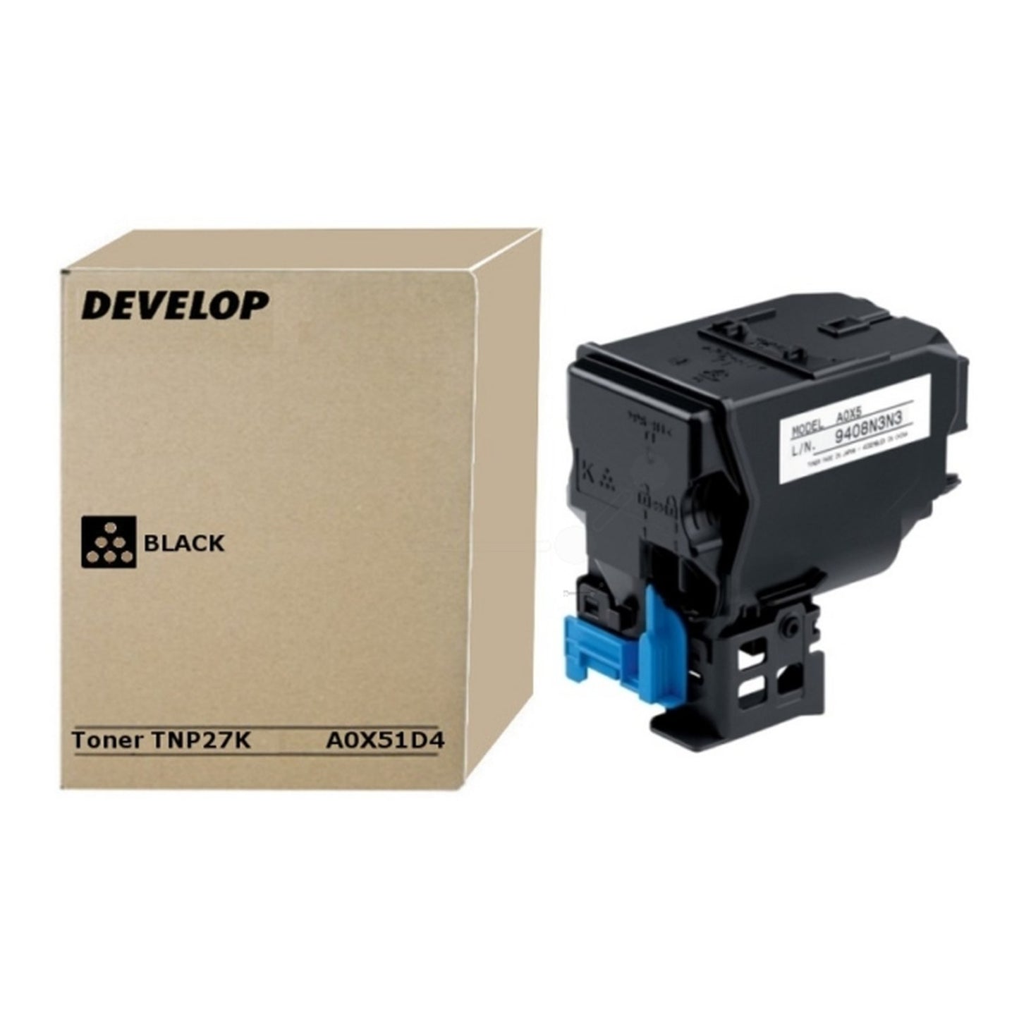 Toner d'origine Develop A0X51D4 / TNP-27 K - noir