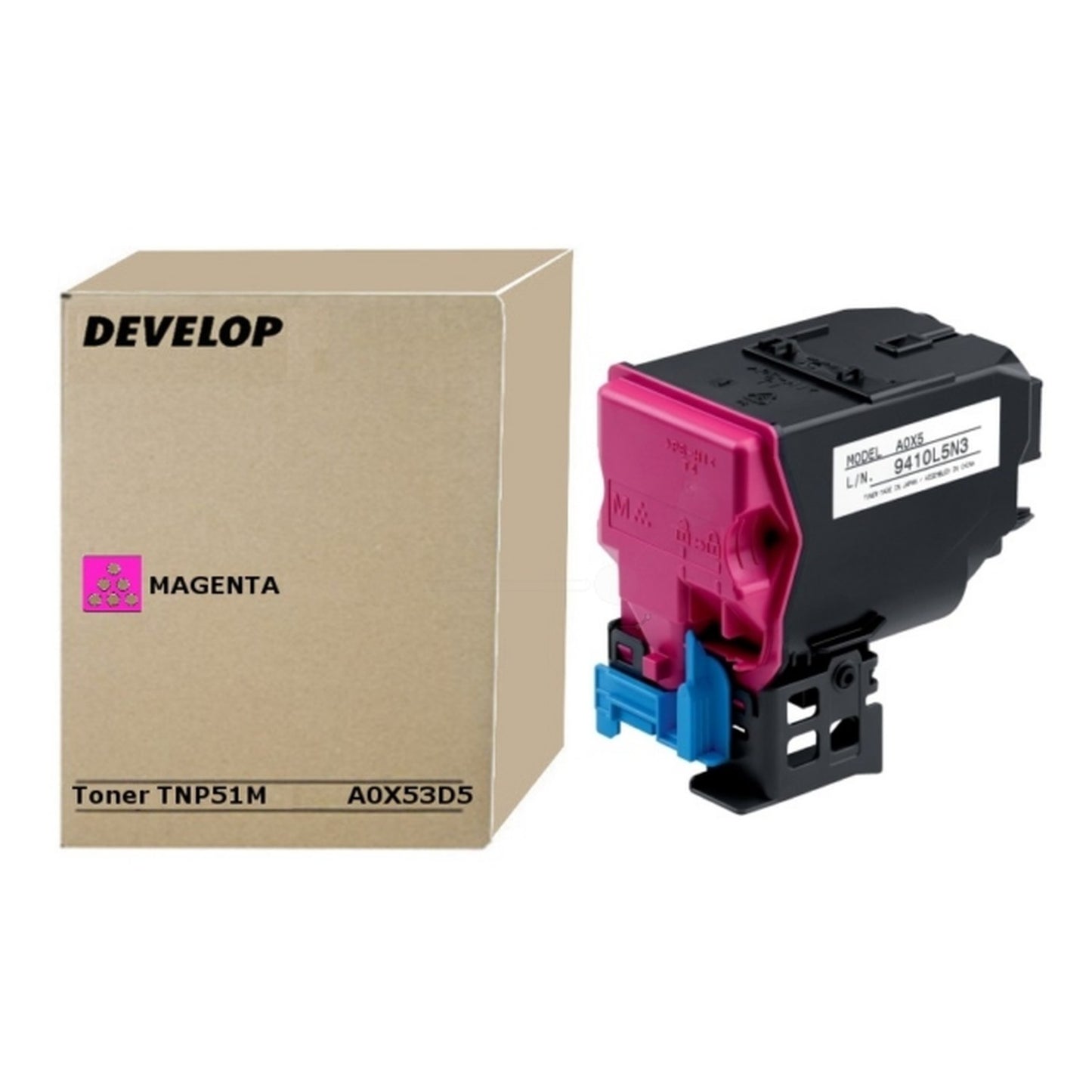 Toner d'origine Develop A0X53D5 / TNP-51 M - magenta