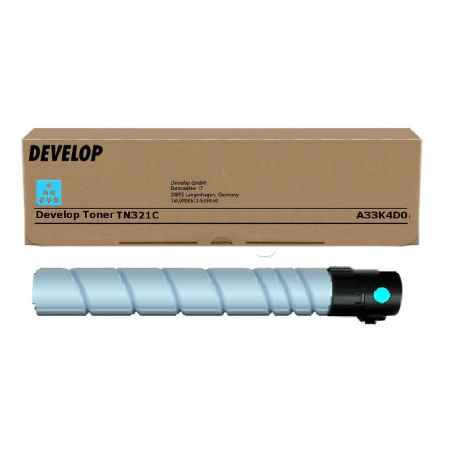Toner d'origine Develop A33K4D0 / TN-321 C - cyan
