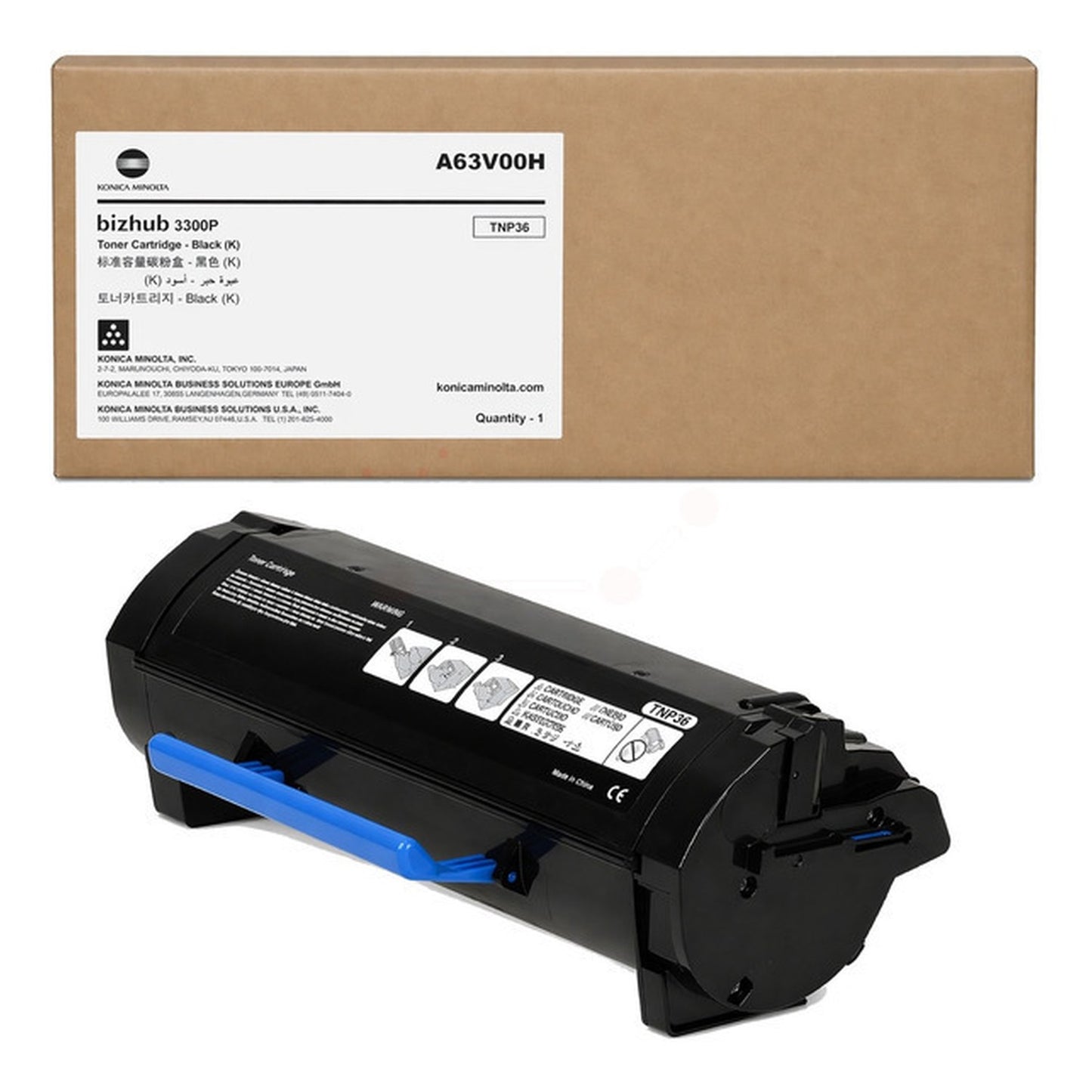 Toner d'origine Konica Minolta A63V00H / TNP-36 - noir