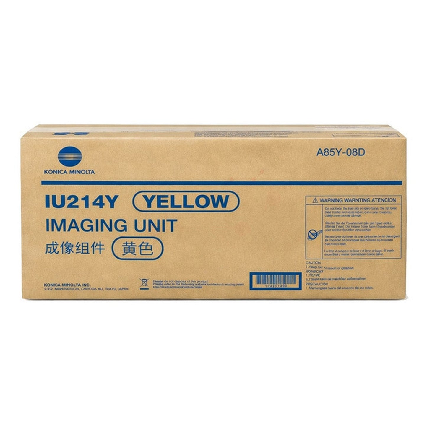 Tambour d'origine Konica Minolta A85Y08D / IU-214 Y - jaune