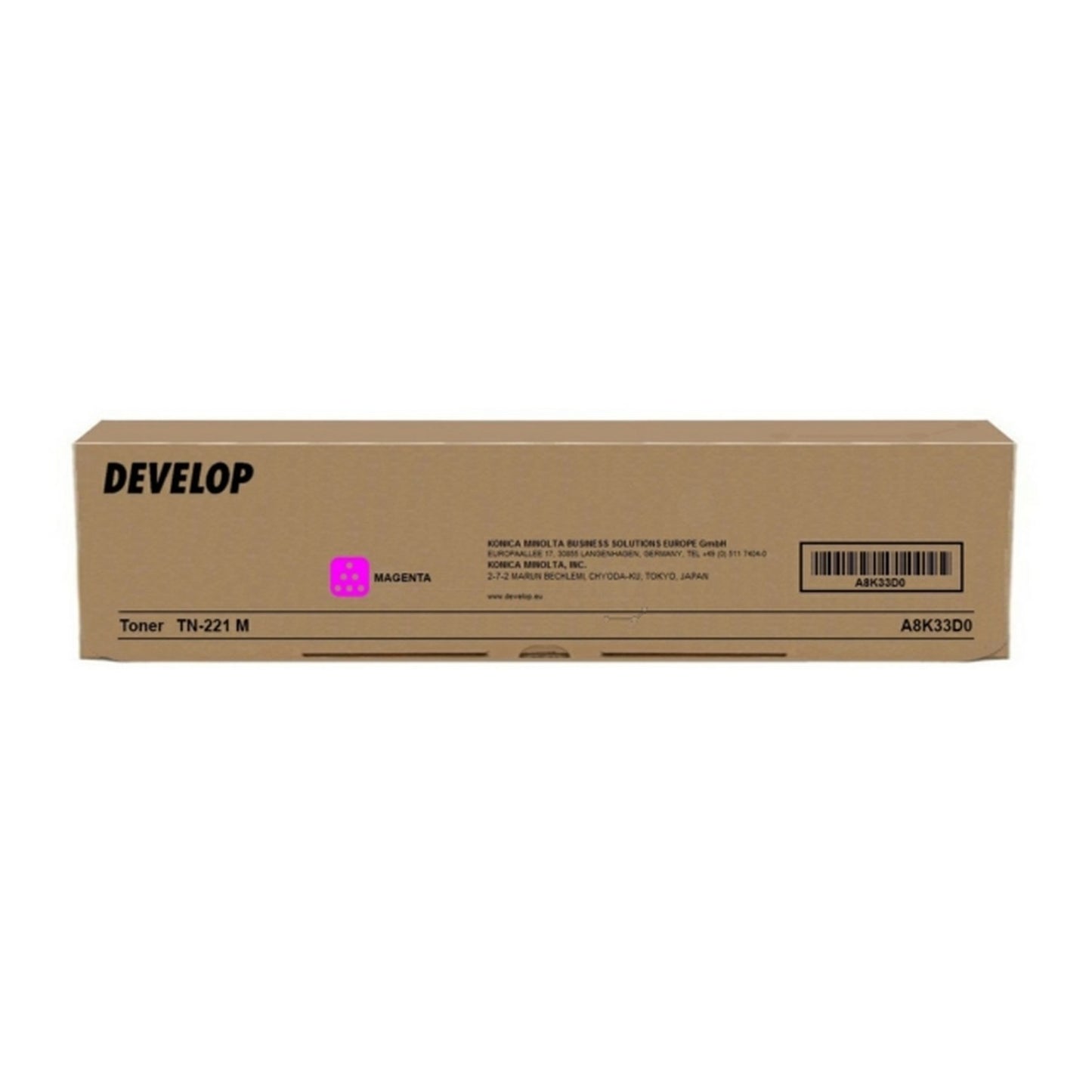 Toner d'origine Develop A8K33D0 / TN-221 M - magenta