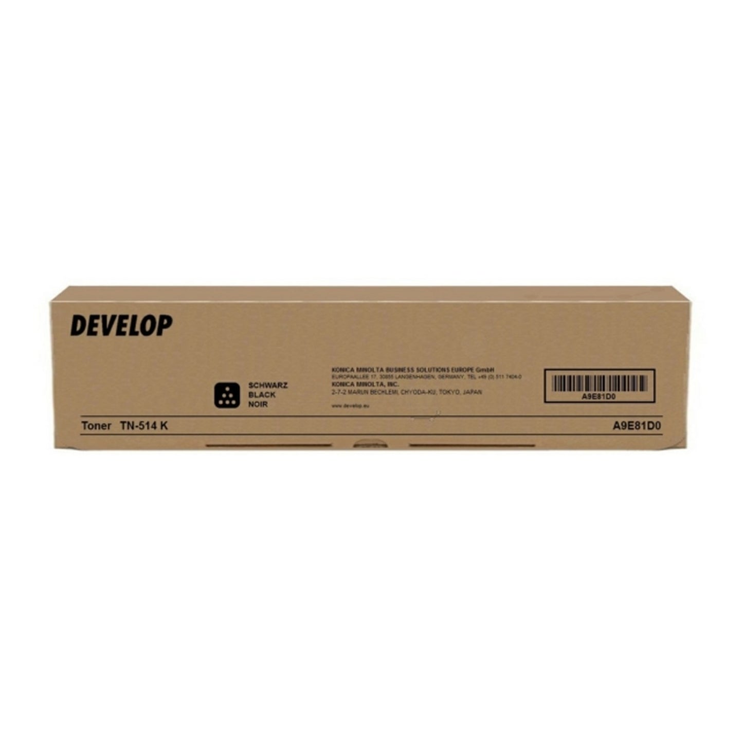 Toner d'origine Develop A9E81D0 / TN-514 K - noir
