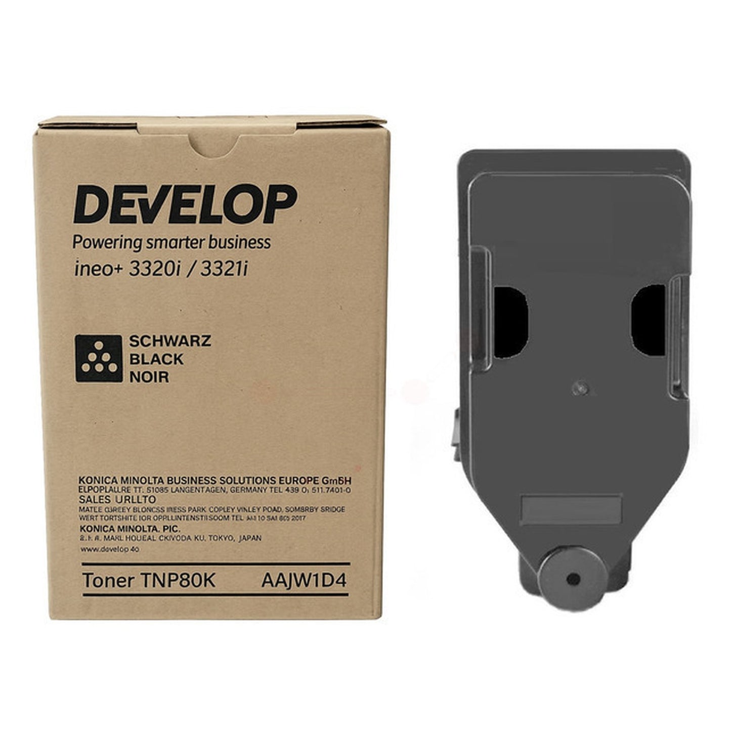 Toner d'origine Develop AAJW2D4 / TNP-80 Y - jaune