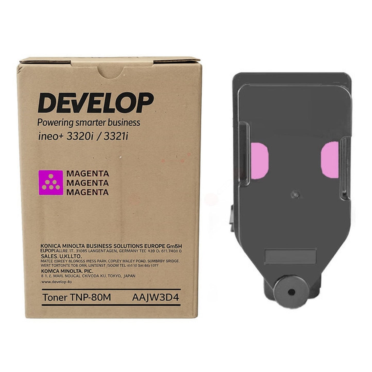 Toner d'origine Develop AAJW3D4 / TNP-80 M - magenta