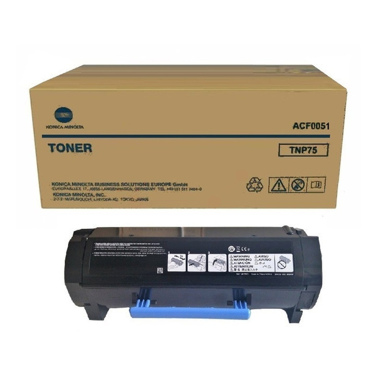 Toner d'origine Konica Minolta ACF0051 / TNP-75 - noir