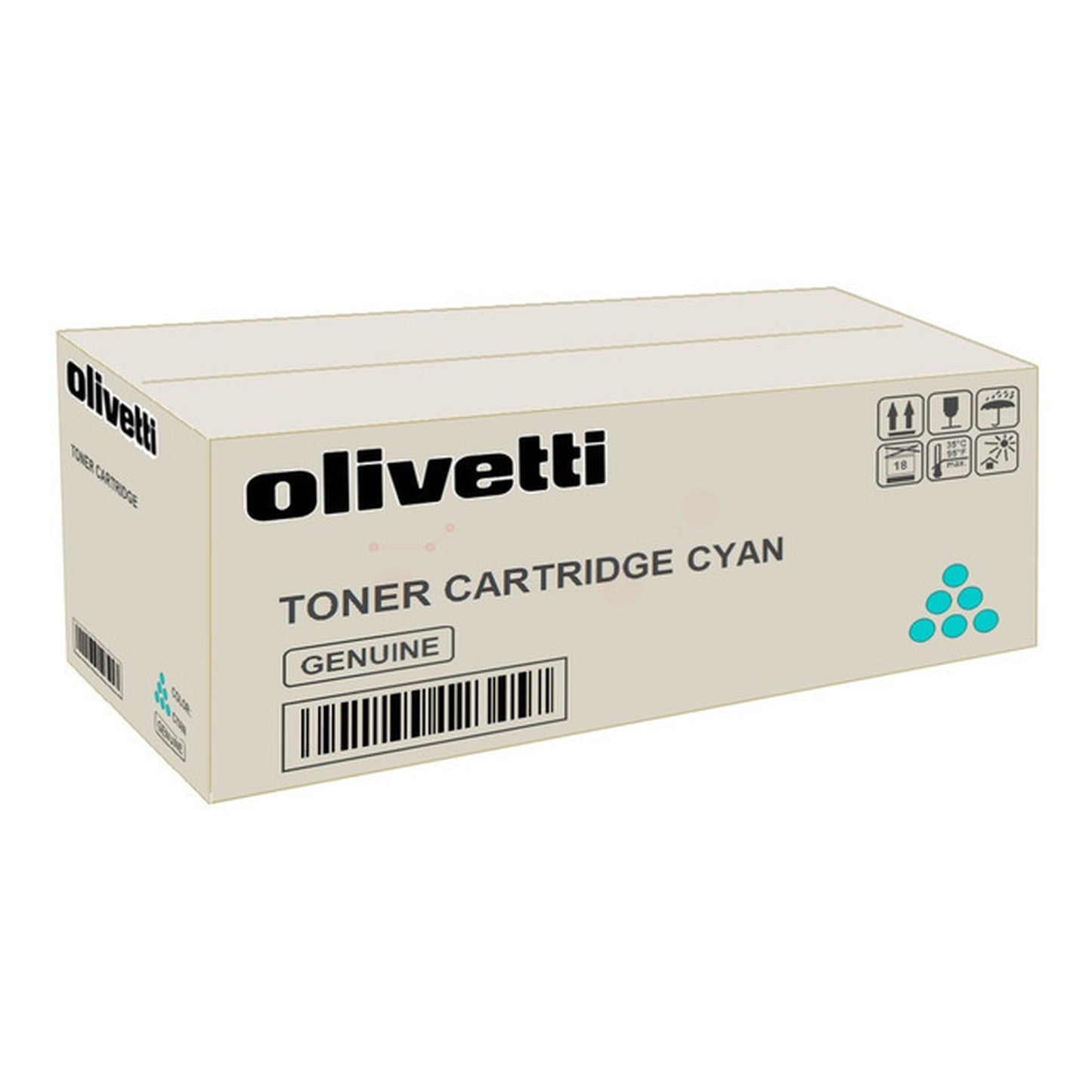 Toner d'origine Olivetti B1124 - cyan