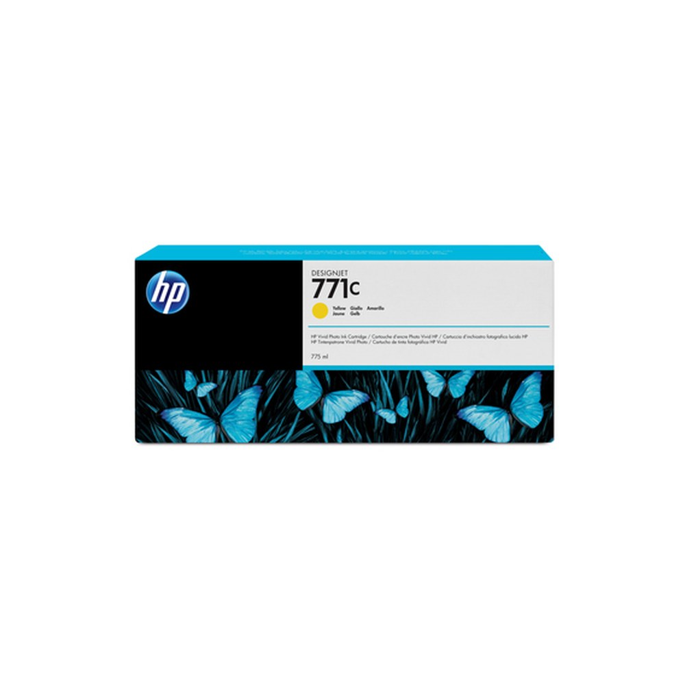 Cartouche d'origine HP B6Y10A / 771C - jaune