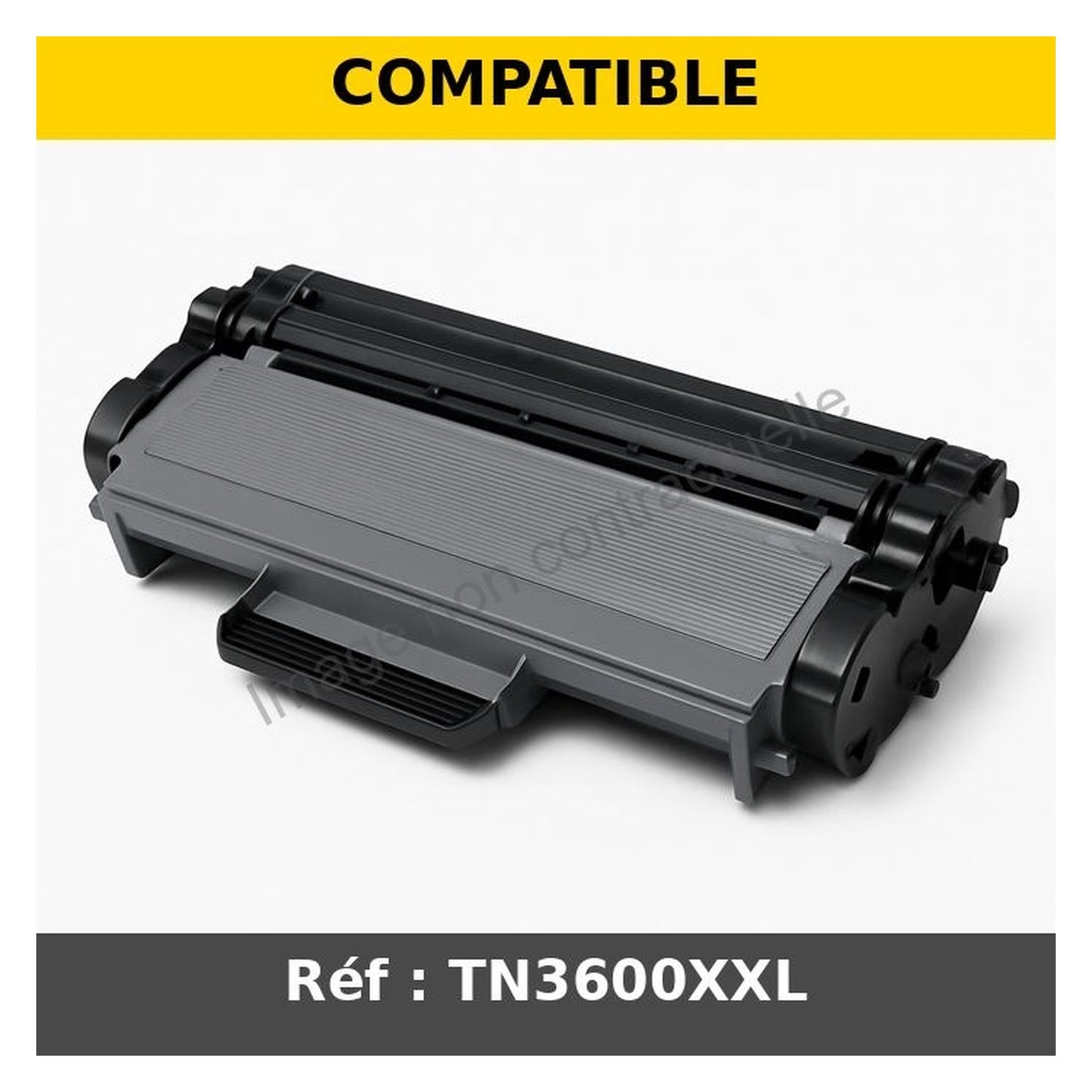 Toner compatible Brother TN3600XXL - noir