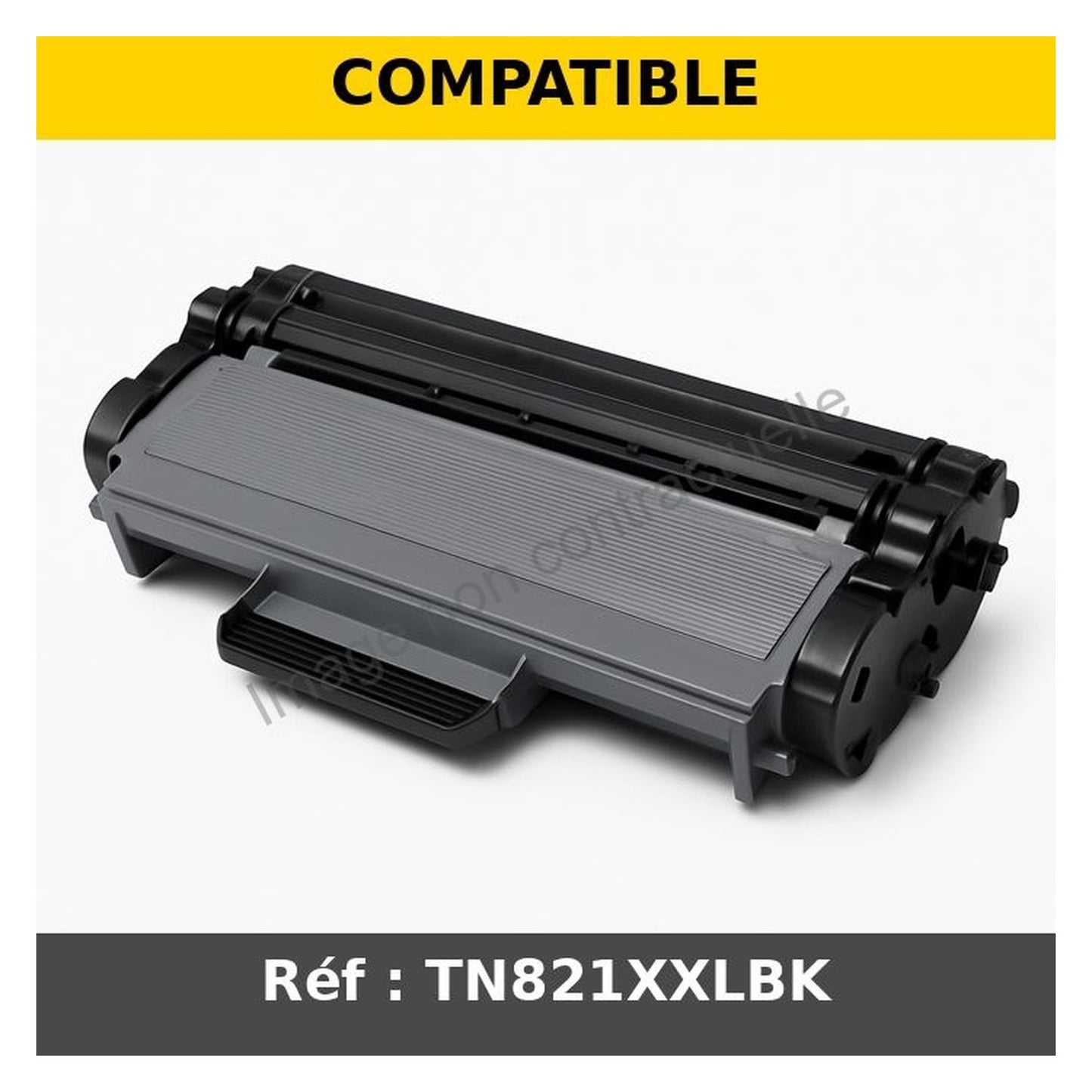 Toner compatible Brother TN821XXLBK - noir
