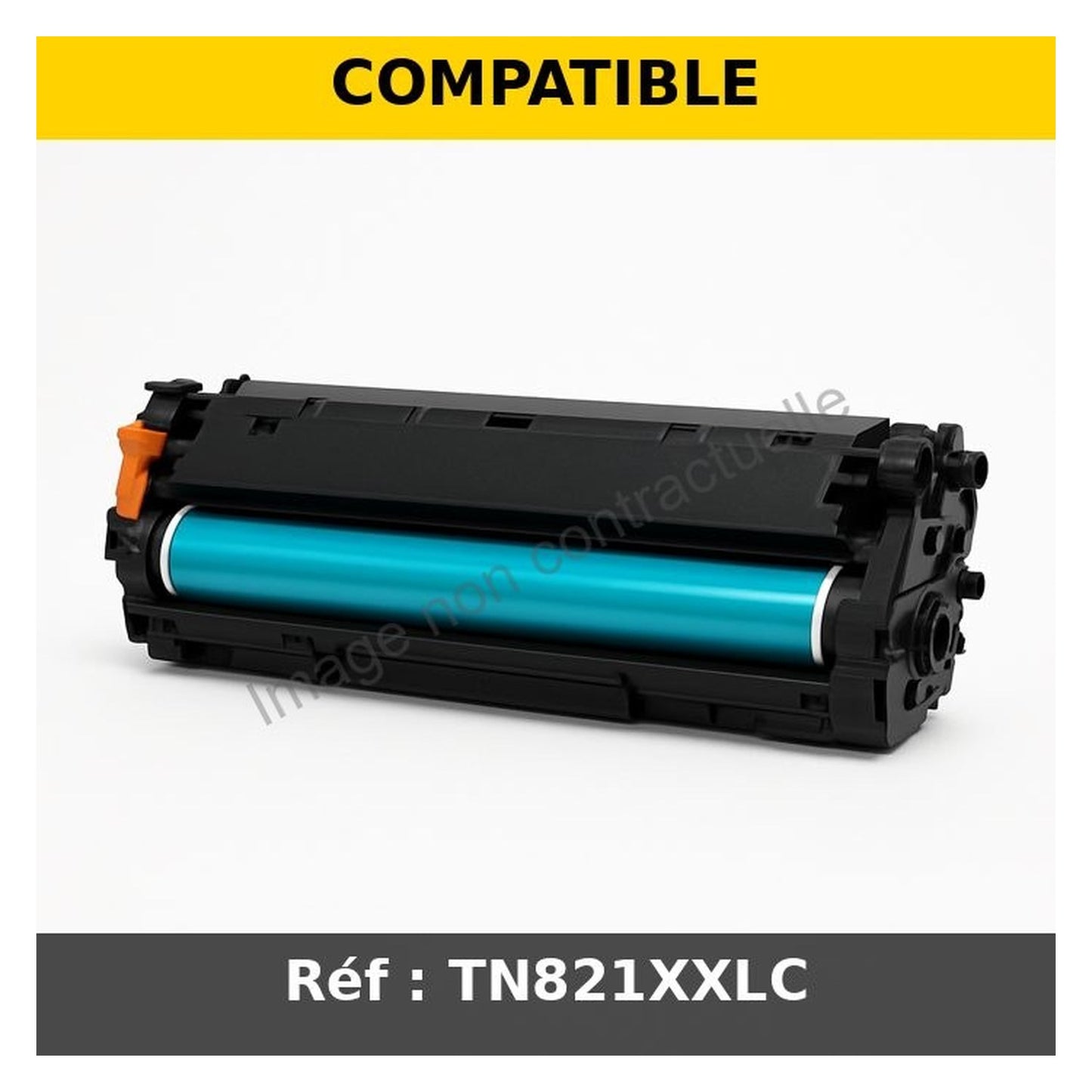 Toner compatible Brother TN821XXLC - cyan