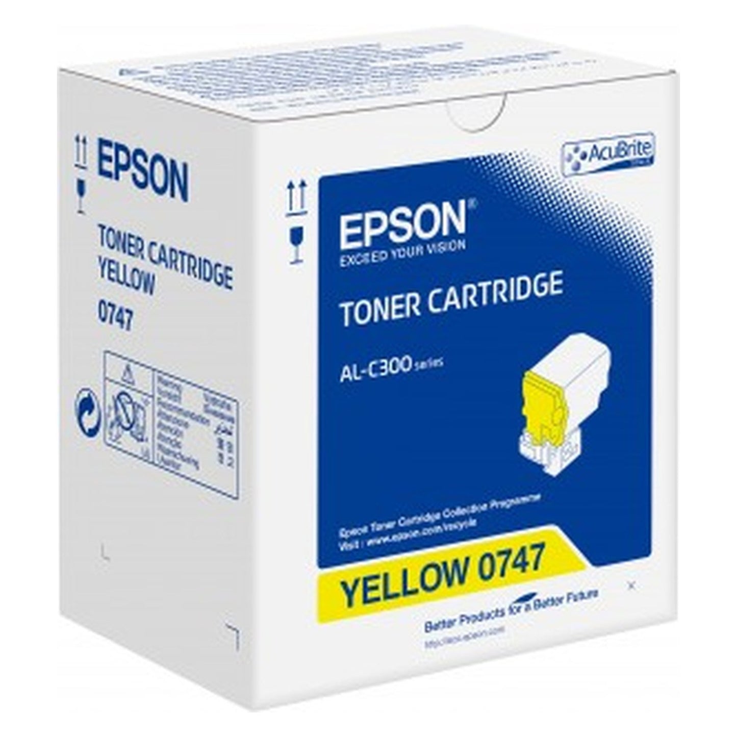 Toner d'origine Epson C13S050747 / 0747 - jaune