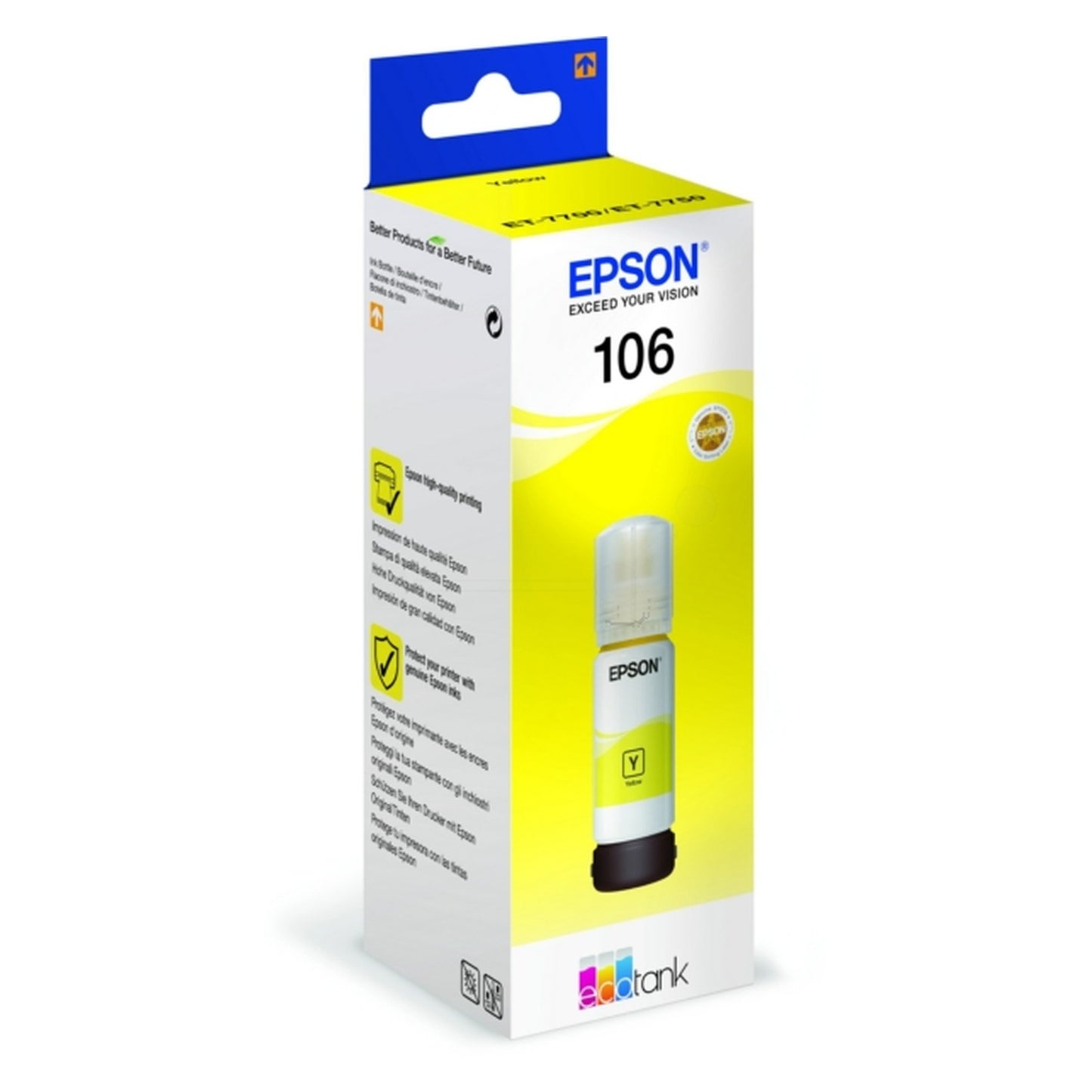 Bouteille d'encre d'origine Epson C13T00R440 / 106 - jaune