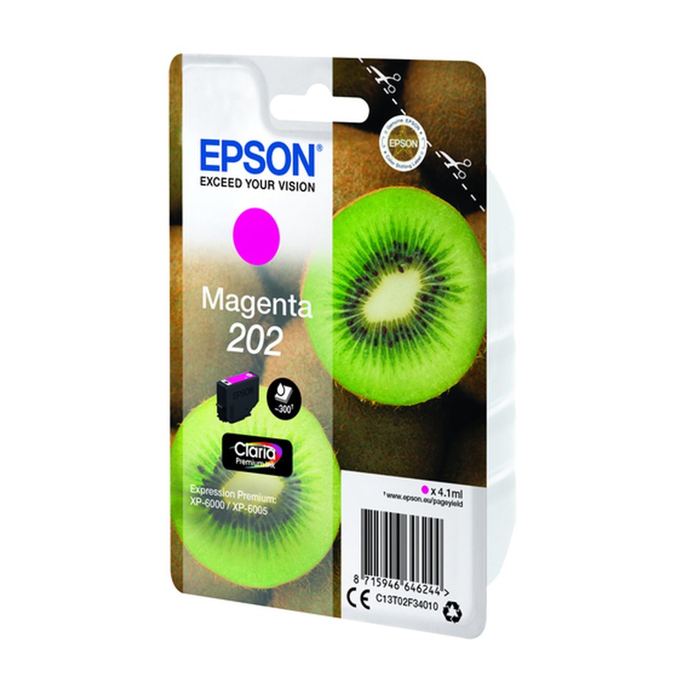 Cartouche d'origine Epson C13T02F34010 / 202 - magenta