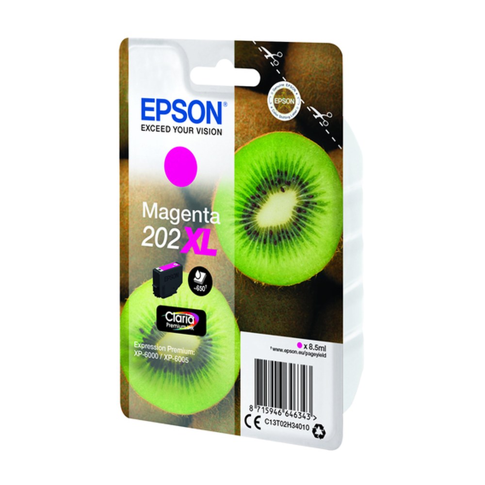 Cartouche d'origine Epson C13T02H34010 / 202XL - magenta