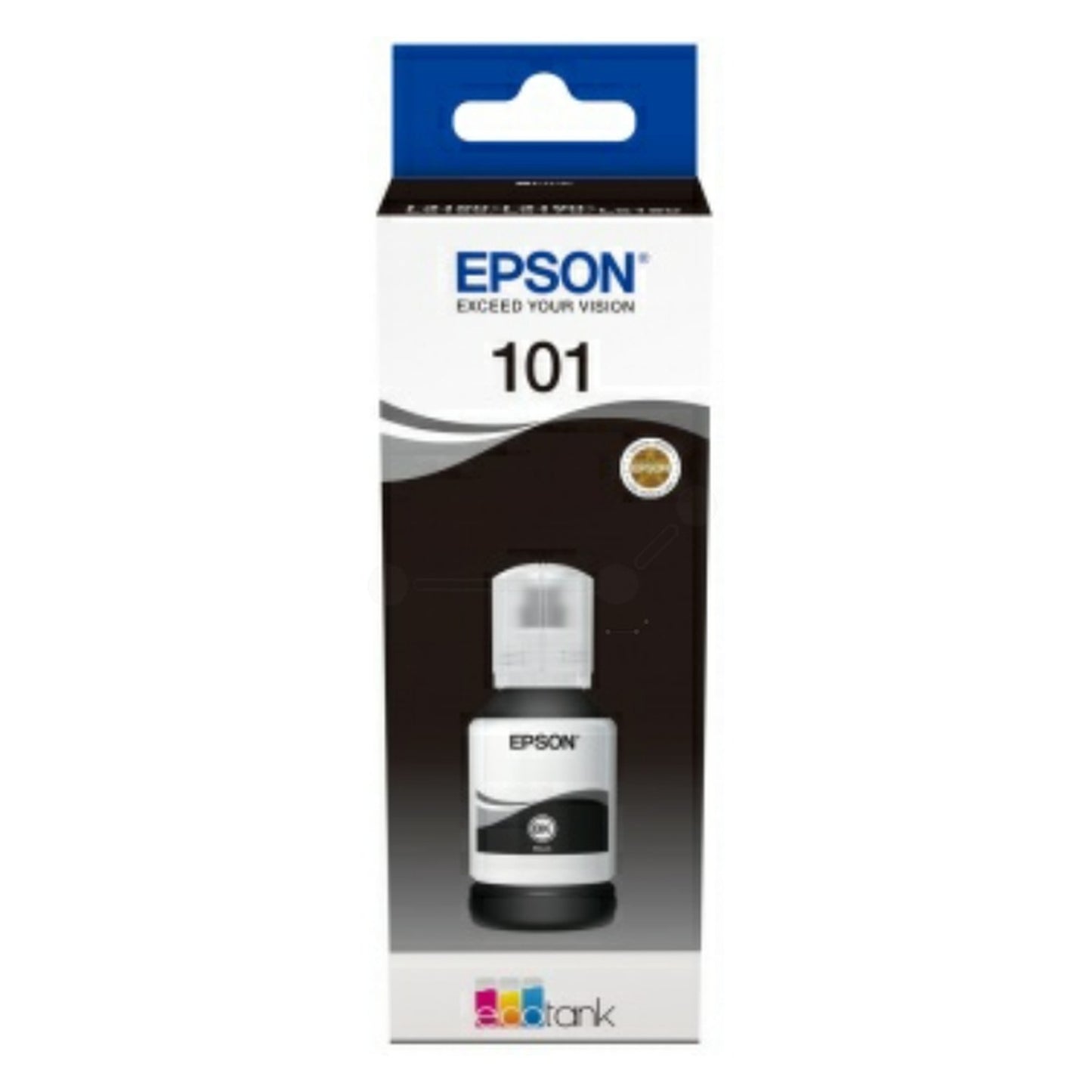 Bouteille d'encre d'origine Epson C13T03V14A / 101 - noire