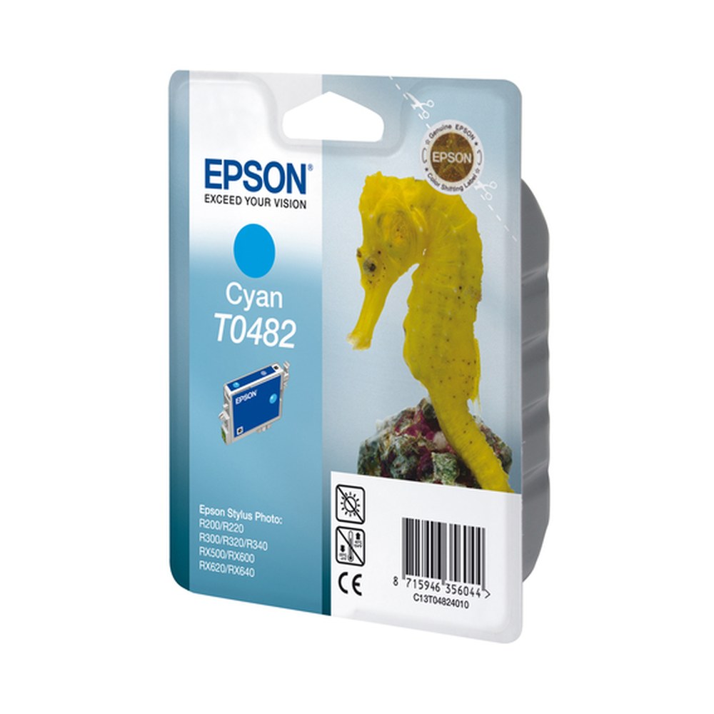 Cartouche d'origine Epson C13T04824010 / T0482 - cyan