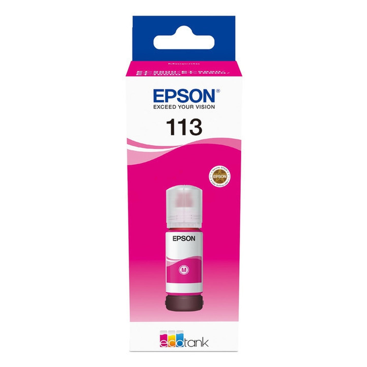Bouteille d'encre d'origine Epson C13T06B340 / 113 - magenta