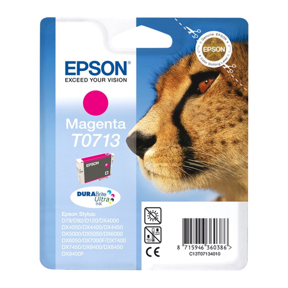 Cartouche d'origine Epson C13T07134011 / T0713 - magenta