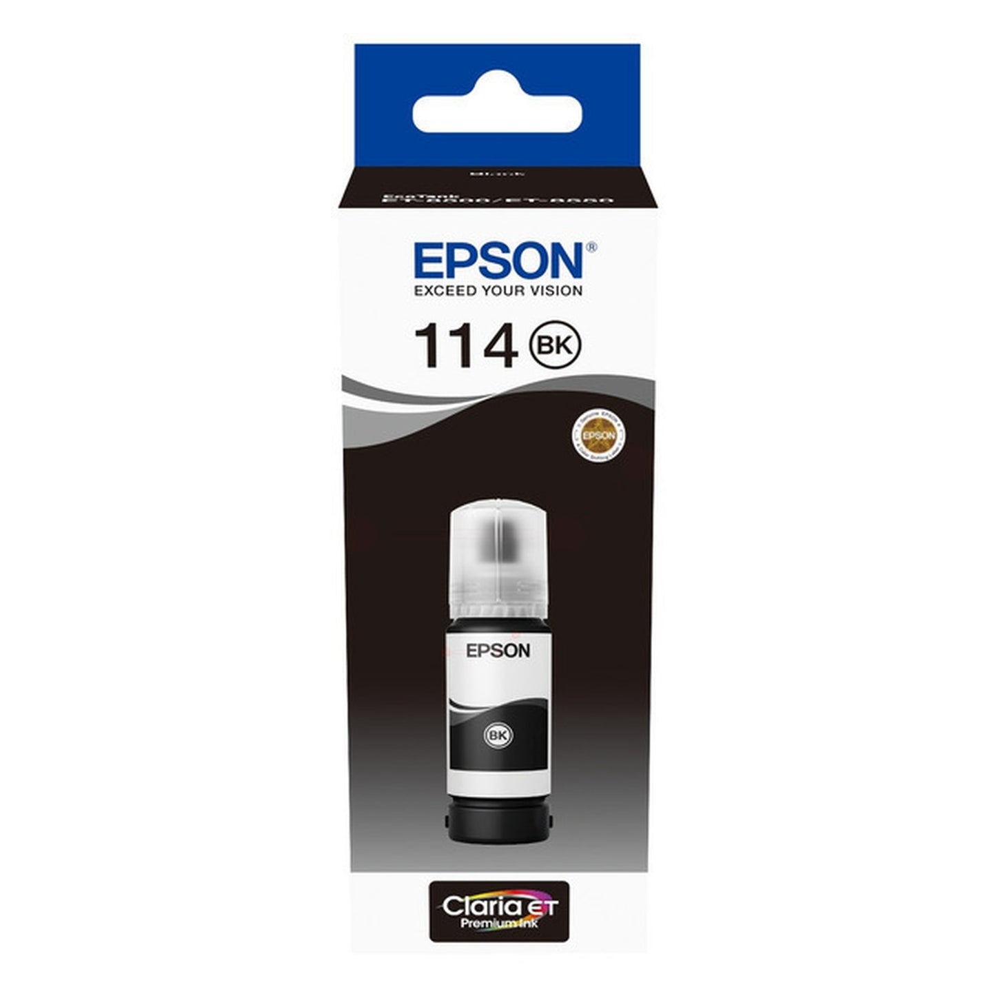 Bouteille d'encre d'origine Epson C13T07A140 / 114 - noire