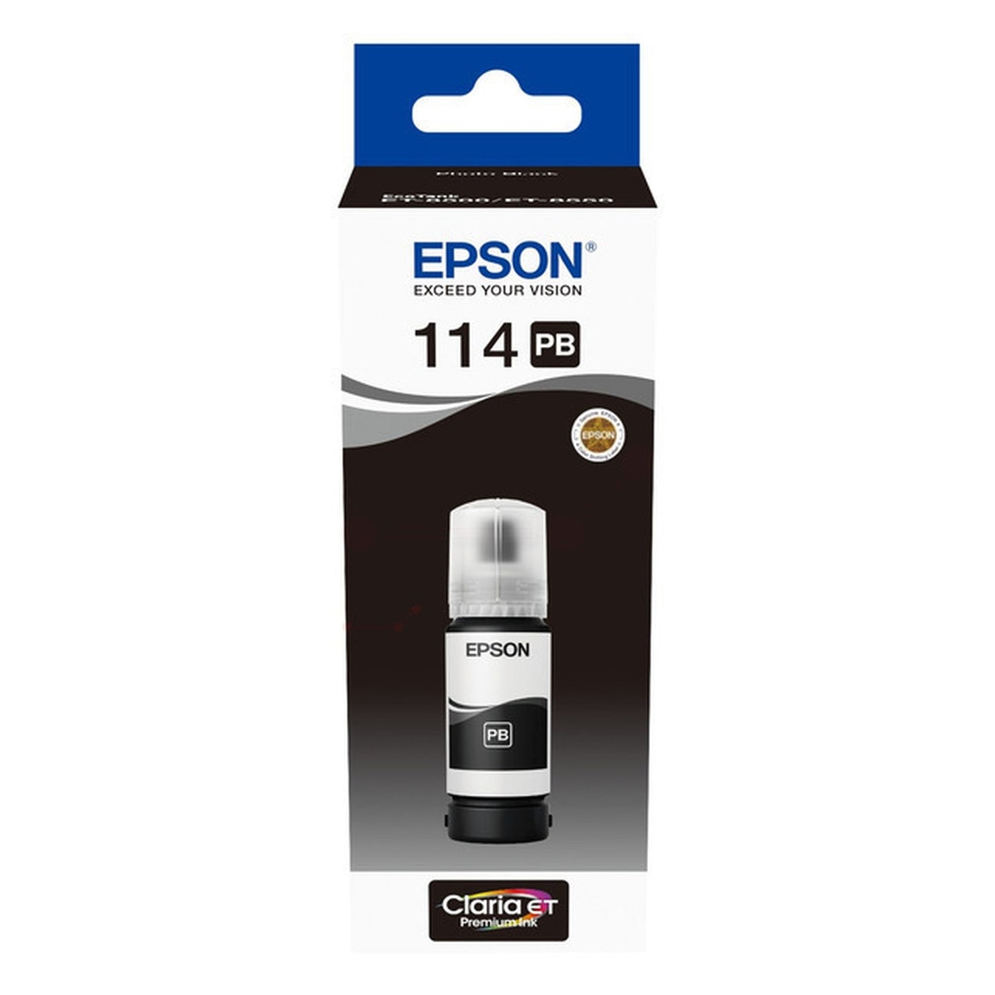 Bouteille d'encre d'origine Epson C13T07B140 / 114 - noire