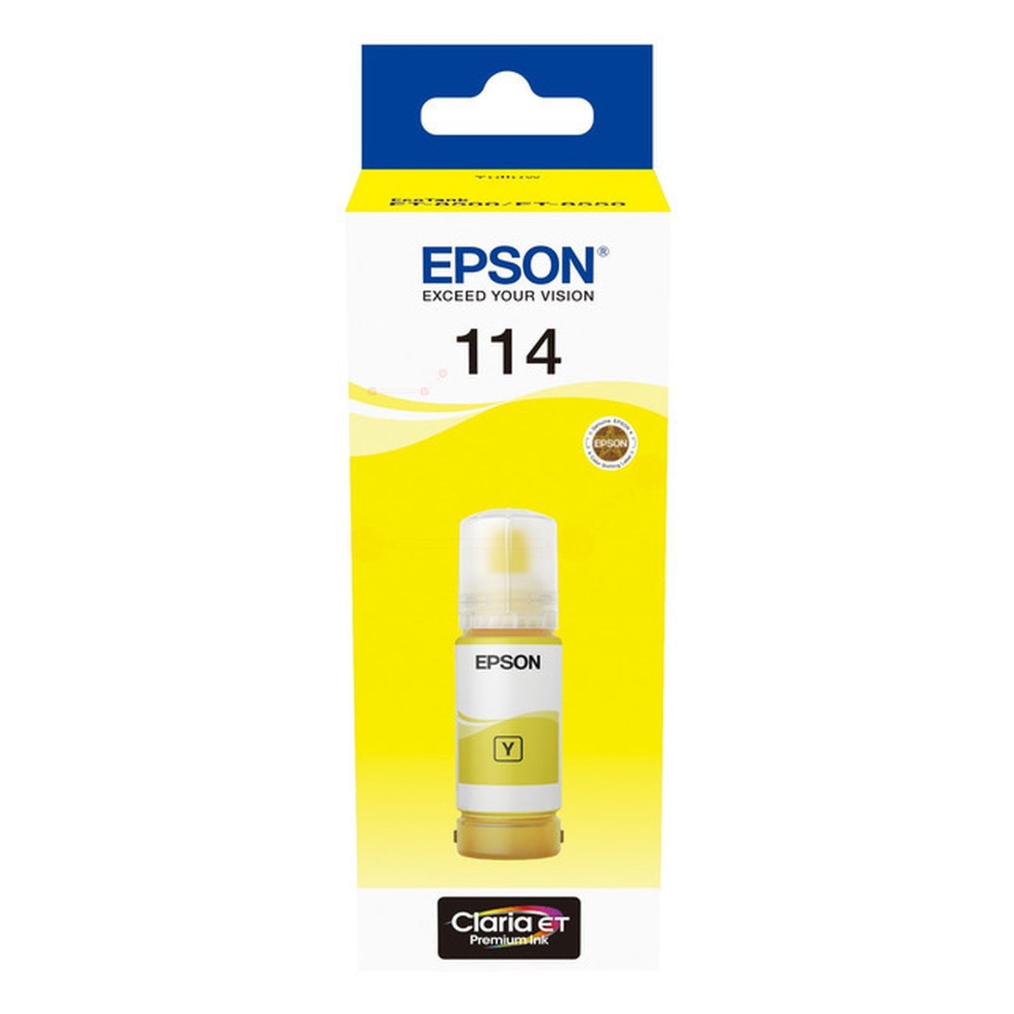 Bouteille d'encre d'origine Epson C13T07B440 / 114 - jaune