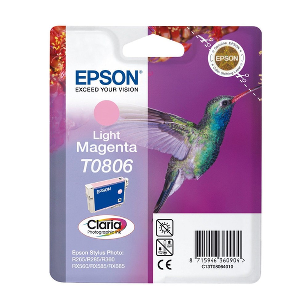 Cartouche d'origine Epson C13T08064010 / T0806 - magenta photo