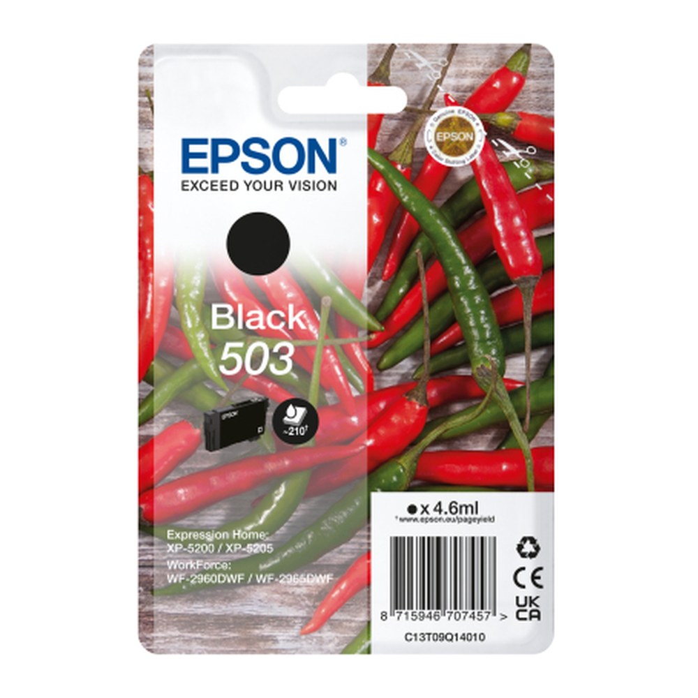 Cartouche d'origine Epson C13T09Q14020 / 503 - noire