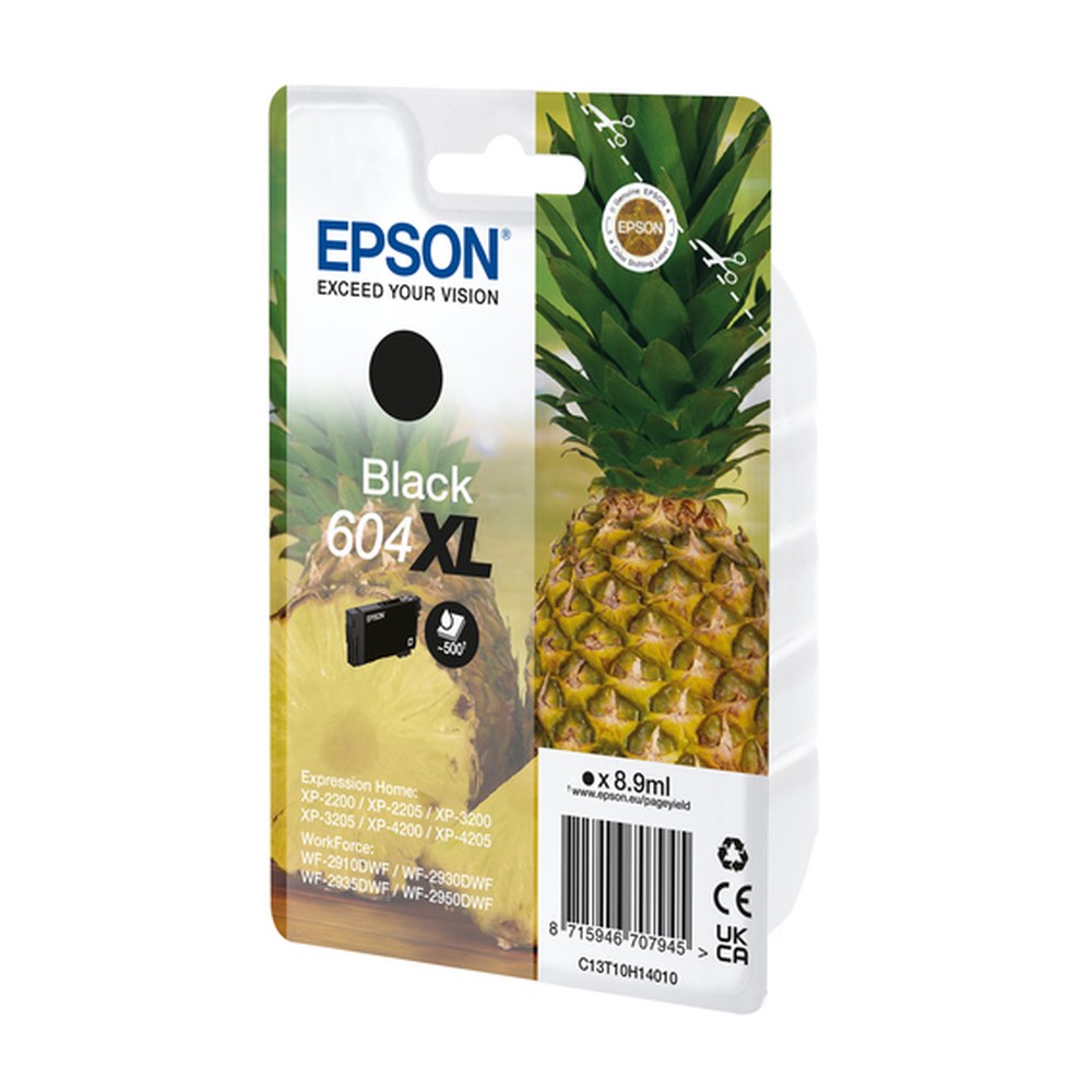 Cartouche d'origine Epson C13T10H14020 / 604XL - noire
