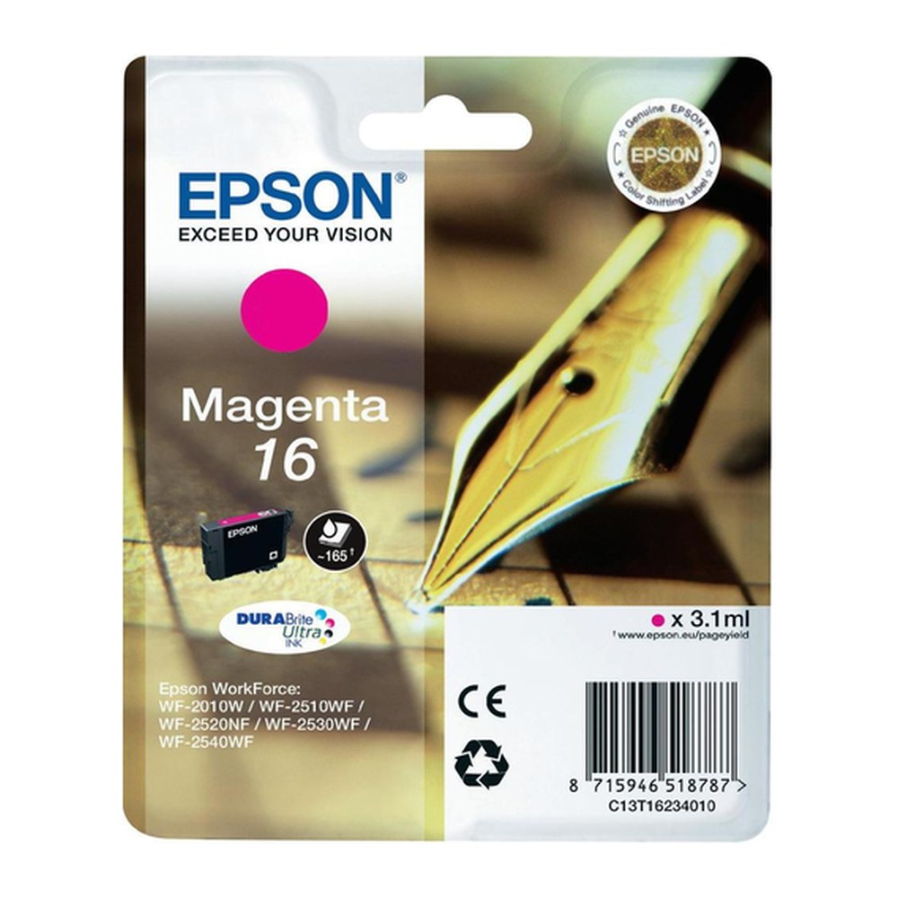 Cartouche d'origine Epson C13T16234010 / 16 - magenta