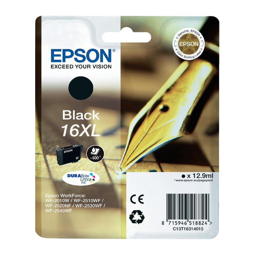 Cartouche d'origine Epson C13T16314010 / 16XL - noire