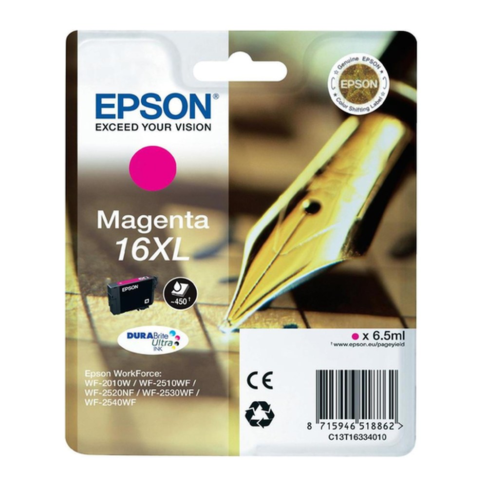 Cartouche d'origine Epson C13T16334010 / 16XL - magenta