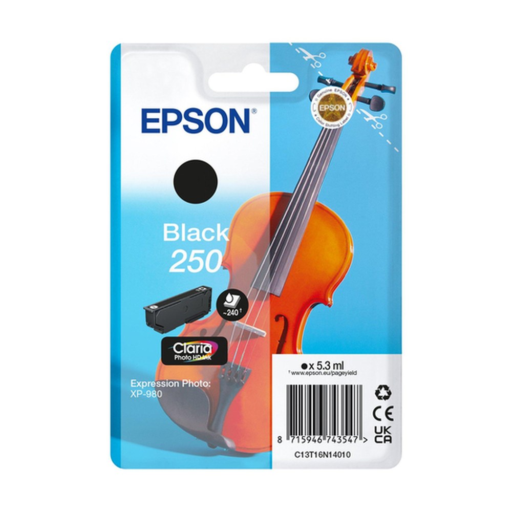 Cartouche d'origine Epson C13T16N14010 / 250 - noire