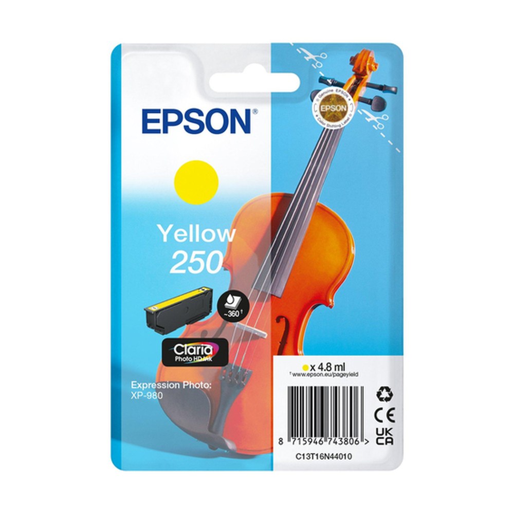 Cartouche d'origine Epson C13T16N44010 / 250 - jaune