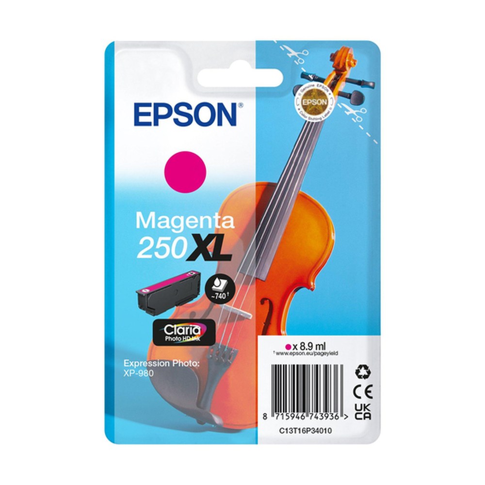 Cartouche d'origine Epson C13T16P34010 / 250XL - magenta