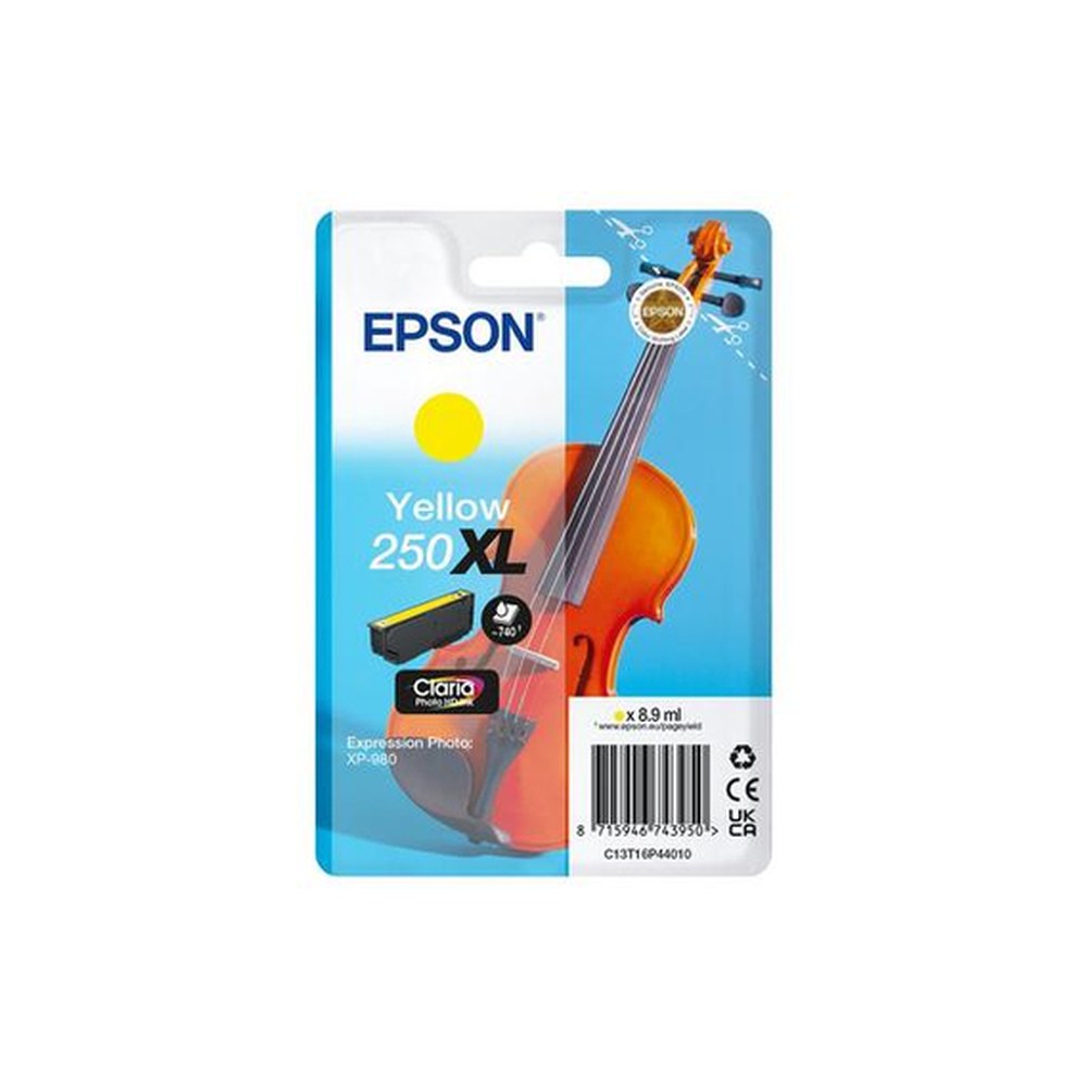 Cartouche d'origine Epson C13T16P44010 / 250XL - jaune