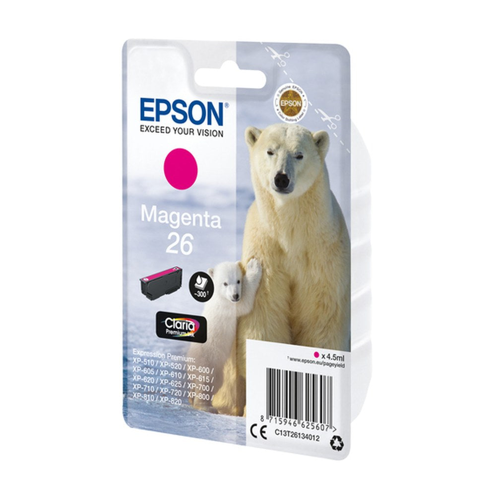 Cartouche d'origine Epson C13T26134012 / 26 - magenta