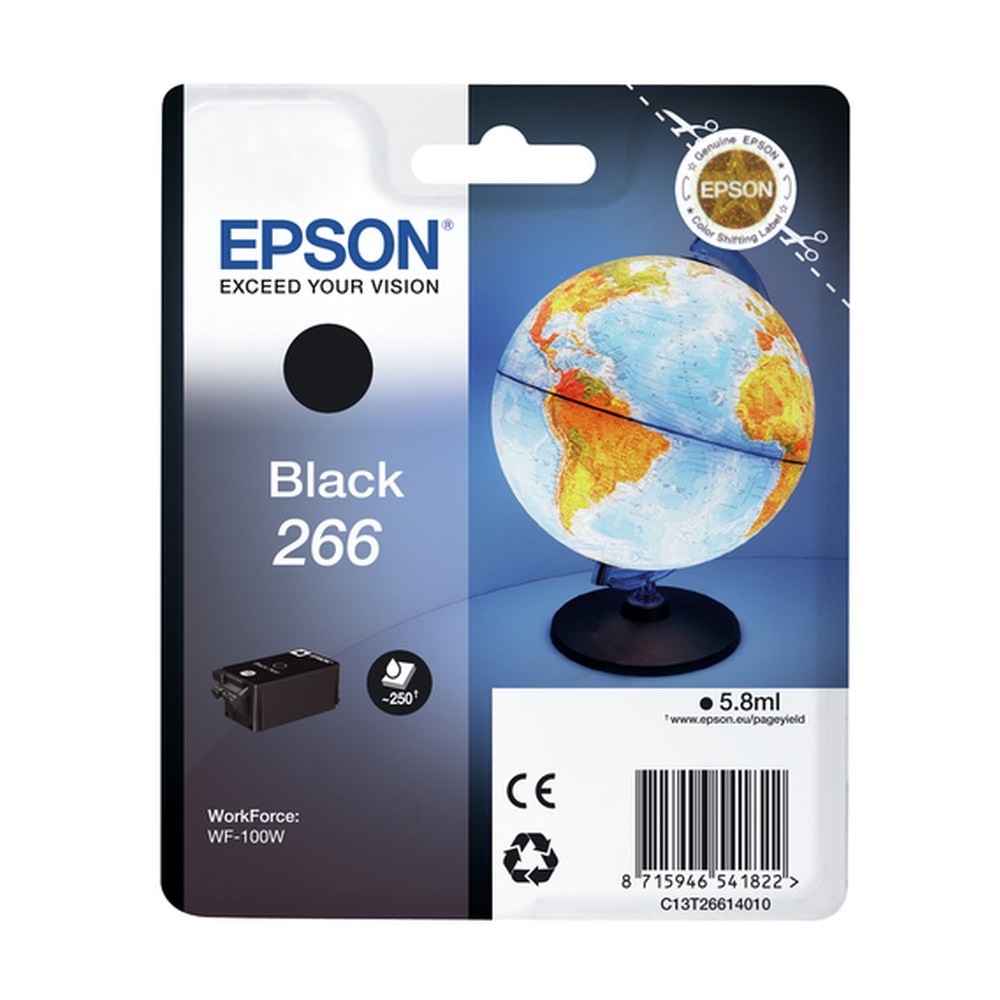 Cartouche d'origine Epson C13T26614010 / 266 - noire