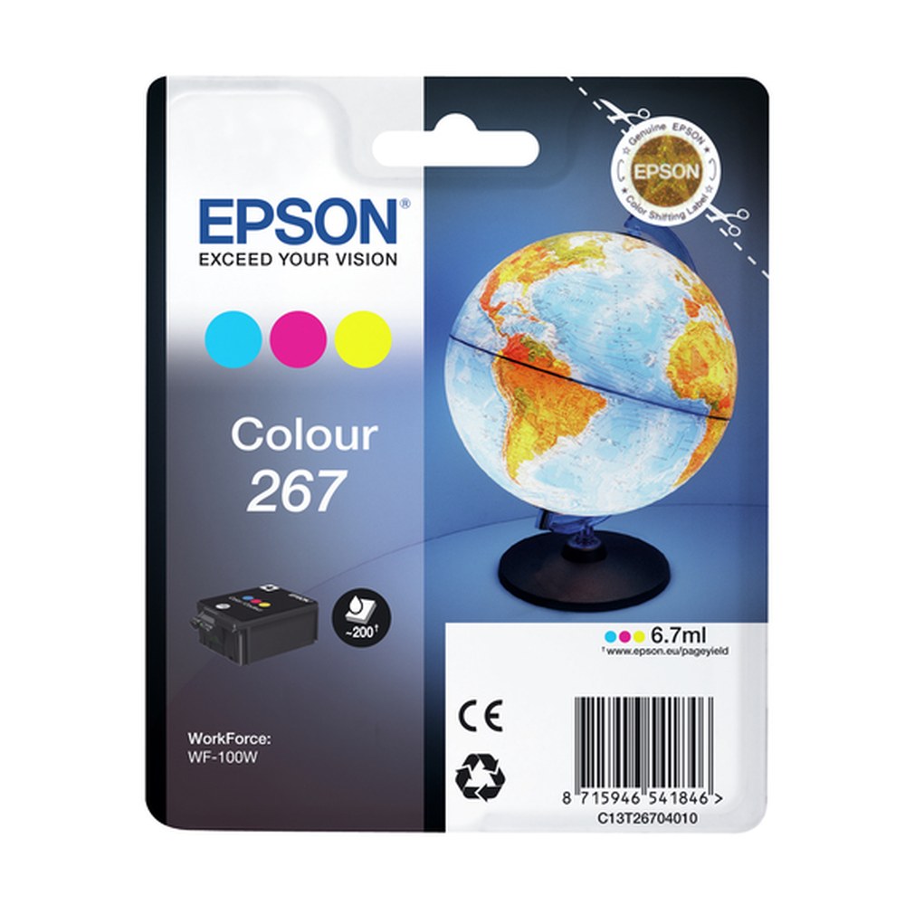 Cartouche d'origine Epson C13T26704010 / 267 - multicouleur