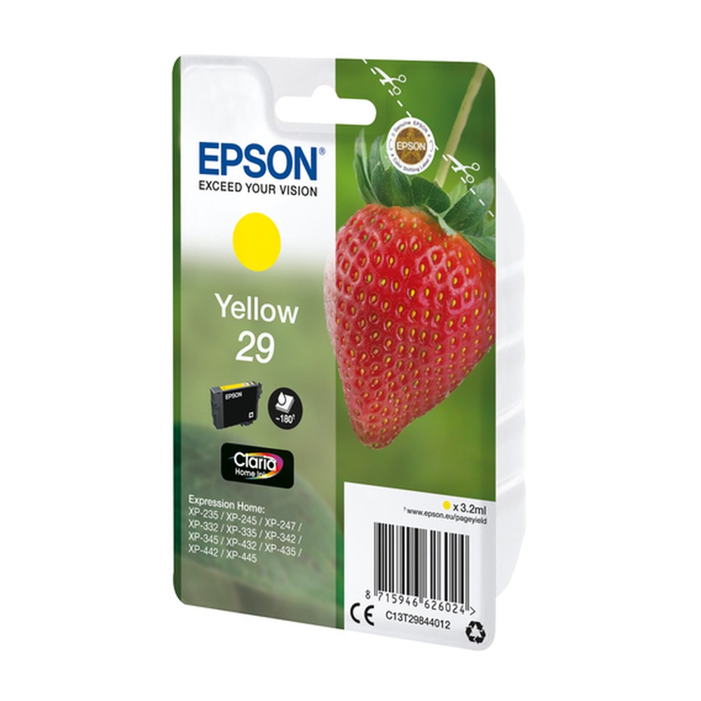 Cartouche d'origine Epson C13T29844022 / 29 - jaune