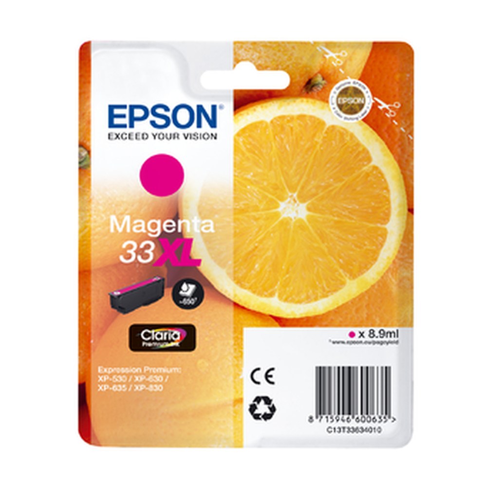 Cartouche d'origine Epson C13T33634010 / 33XL - magenta