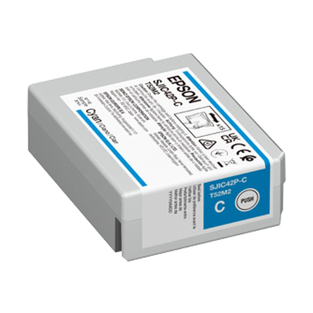 Cartouche d'origine Epson C13T52M240 / SJIC-42-P-C - cyan