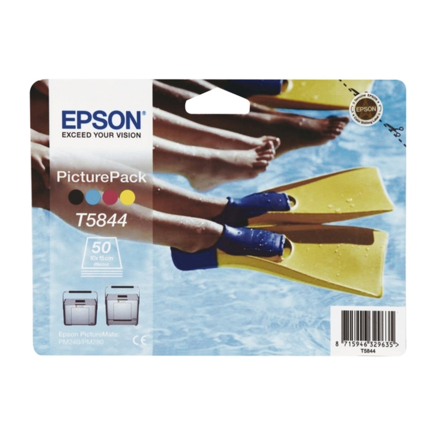 Tête d'impression d'origine Epson C13T58444010 / T5844 - multicouleur
