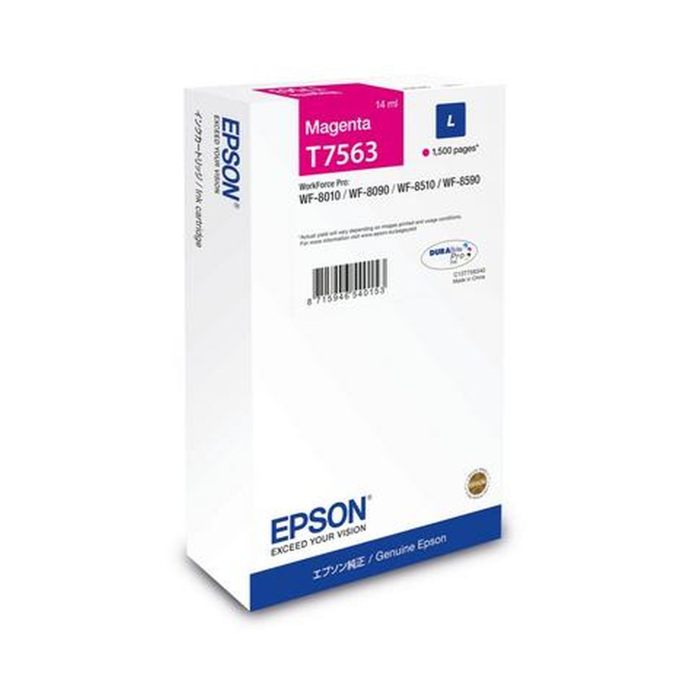 Cartouche d'origine Epson C13T75634N / T7563 - magenta