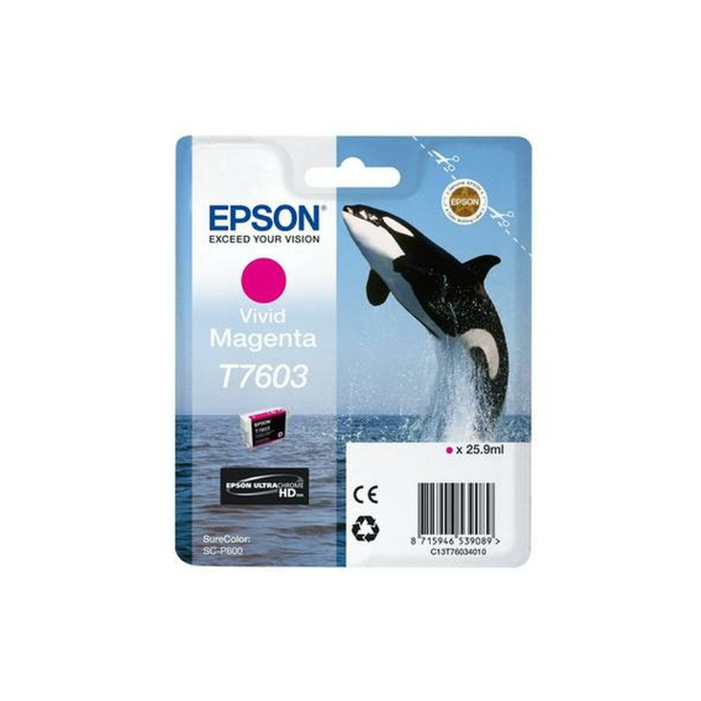 Cartouche d'origine Epson C13T76034N10 / T7603 - magenta